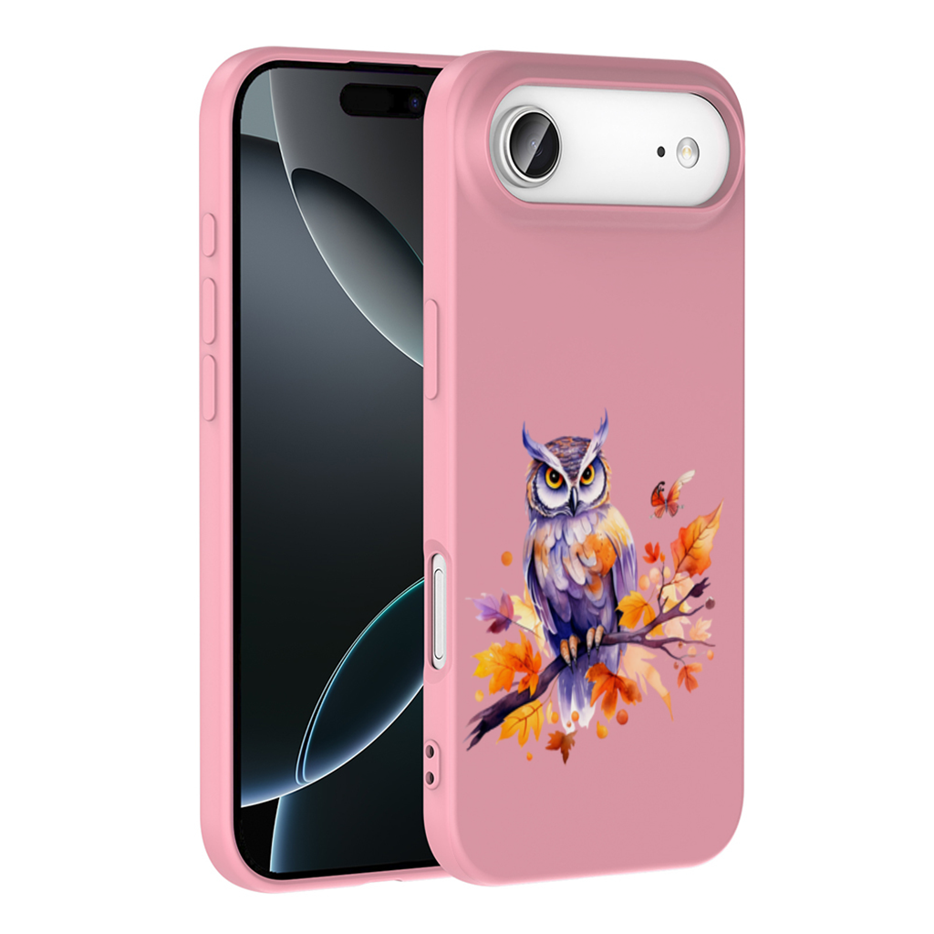 Whimsical Autumn Owl and Butterfly İphone 17 Air Case