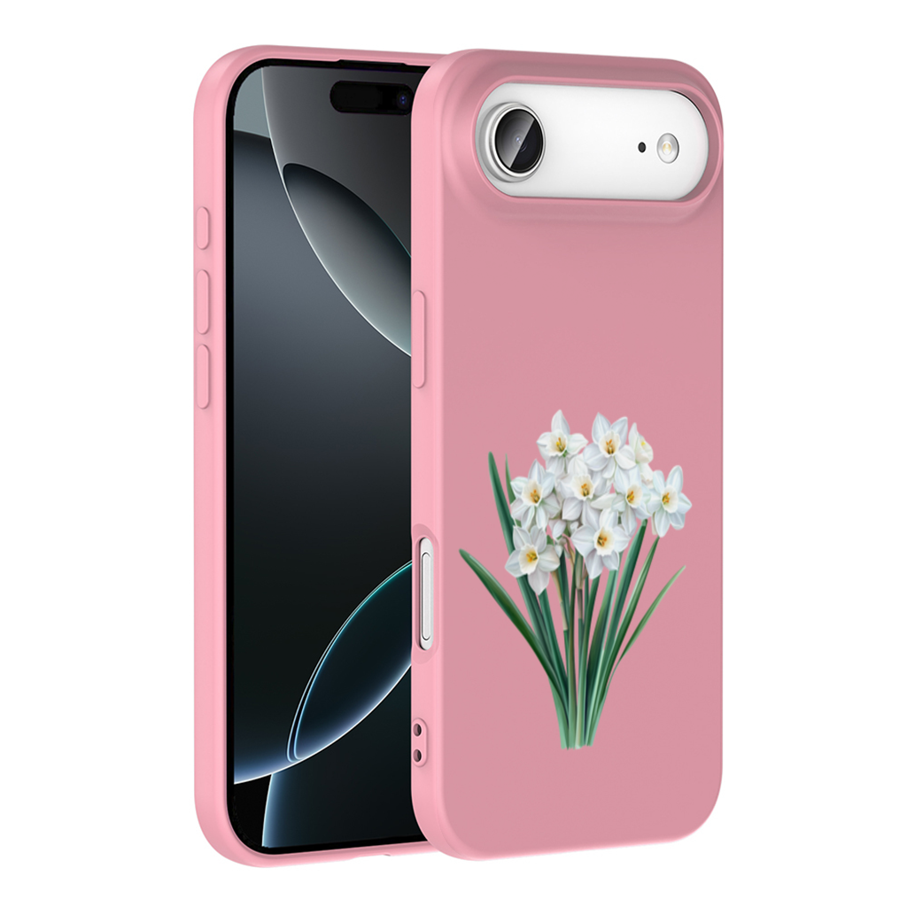 White Daffodil Bouquet Botanical İphone 17 Air Case
