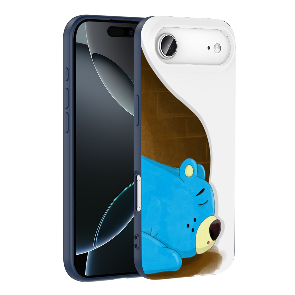 Blue teddy bear Pooli-Fairytale Character İphone 17 Air Case