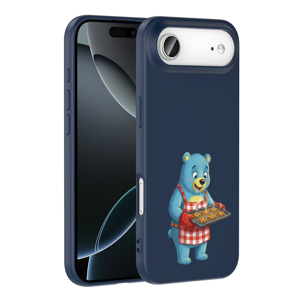 Blue Bear Pooli-Bakery-Cartoon character İphone 17 Air Case