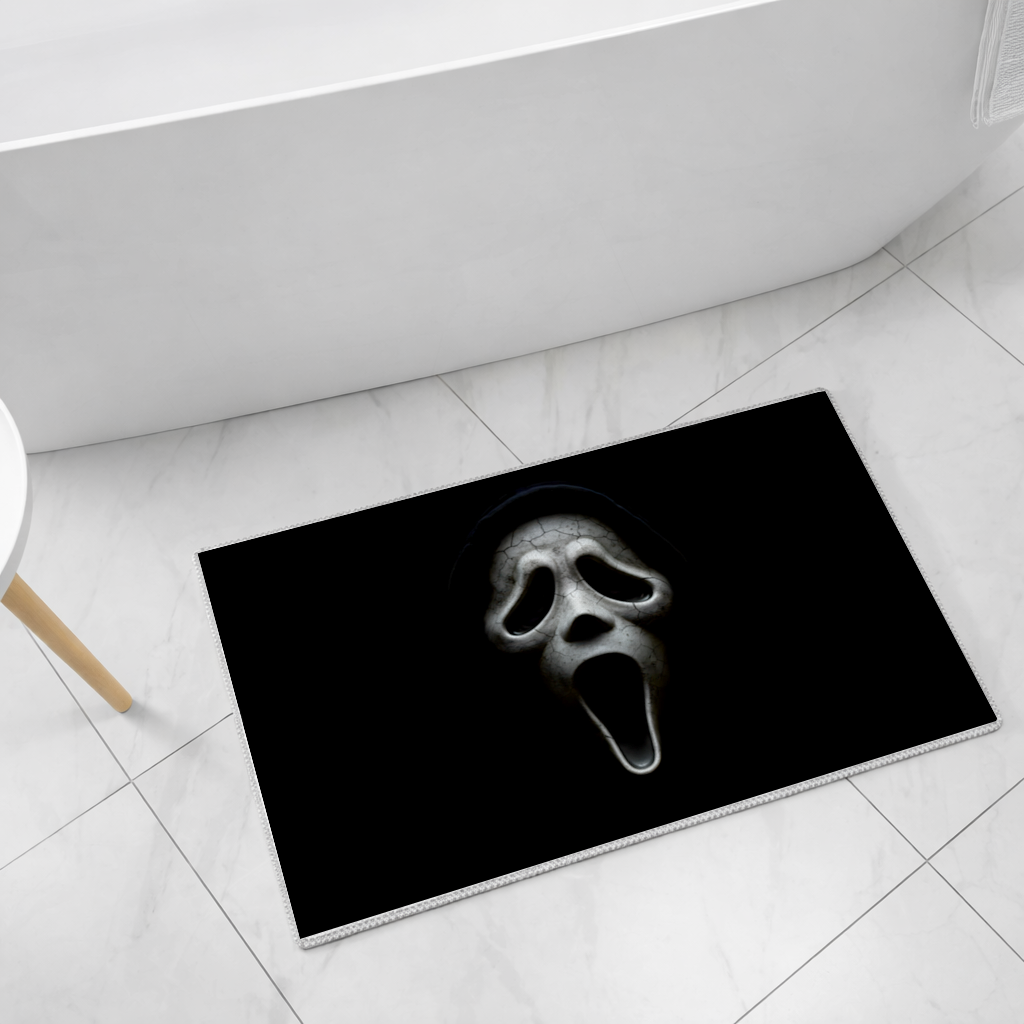 Ghostface Karanlığın İçinden Gelen Çığlık Banyo Halısı