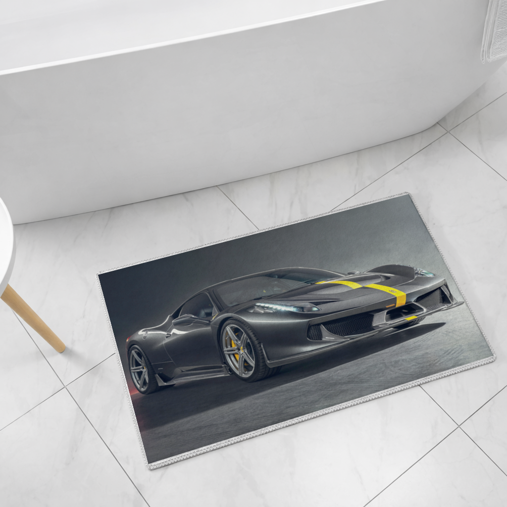Ferrari 458 Italia Special Carbon Fiber Edition Bath Mat