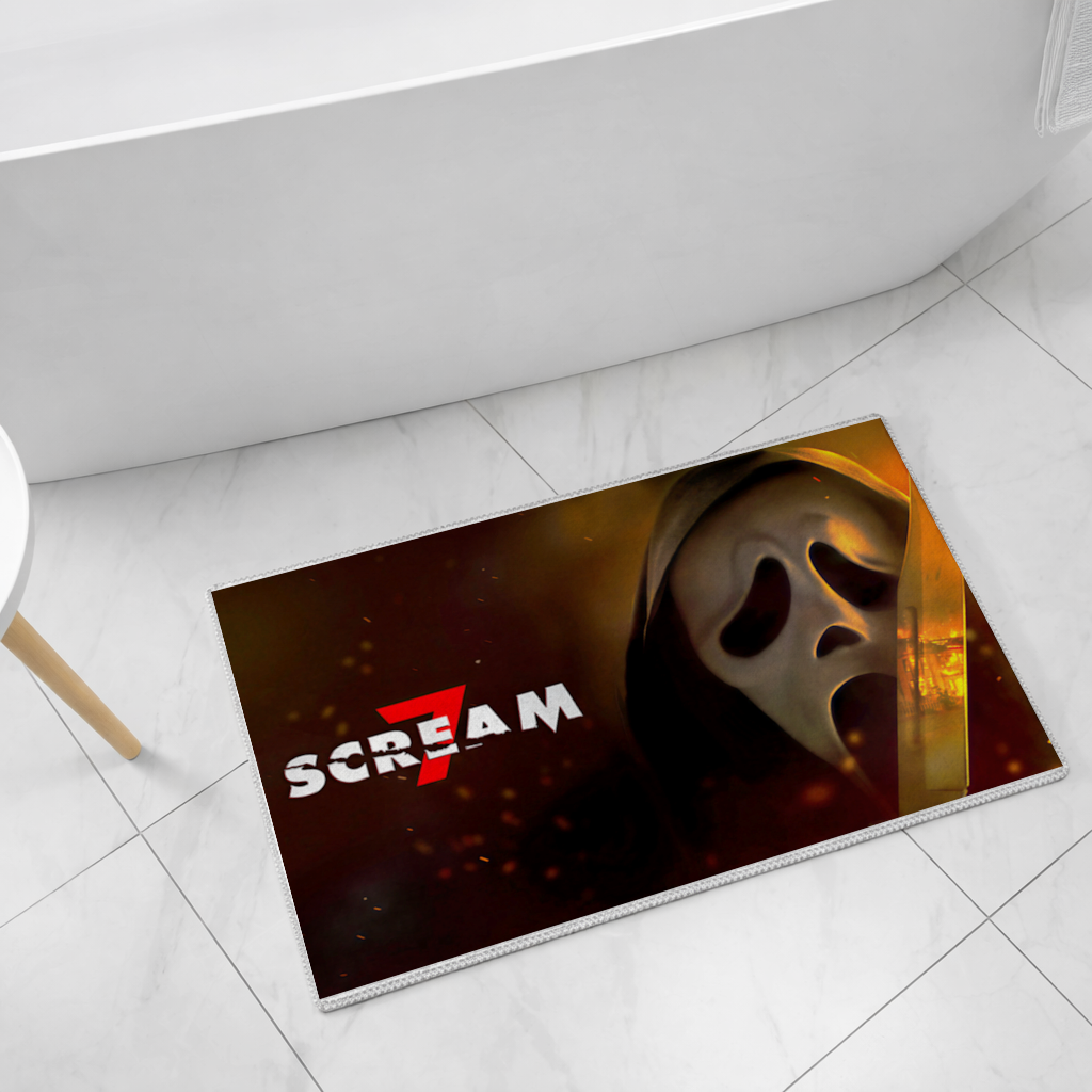 Horror Movie Ghost Fan Art Bath Mat