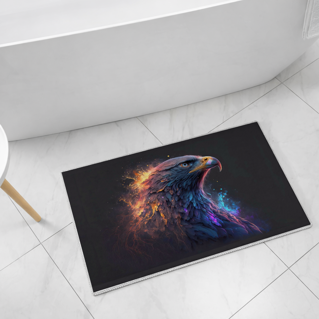 Eagle image A symbol of strength and freedom. Bath Mat