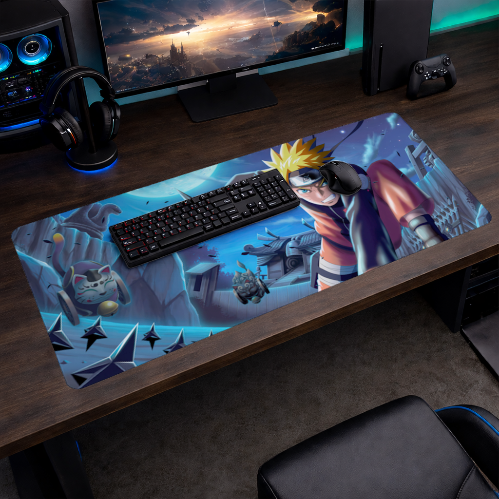 Naruto Uzumaki Ay Işığında Şinobi Saldırısı Mouse Pad