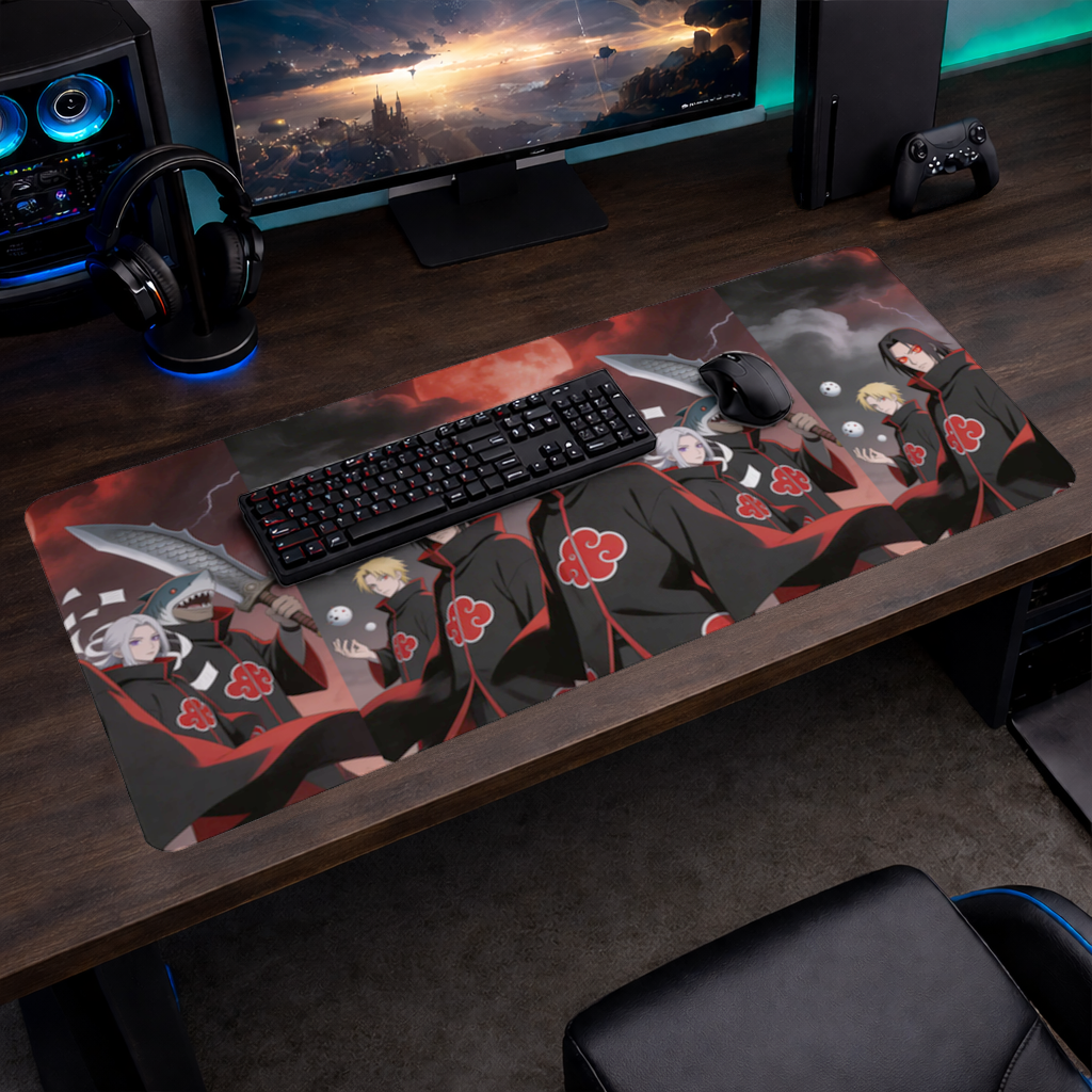 Akatsuki Üyeleri Kızıl Bulutun Gölgeleri Mouse Pad
