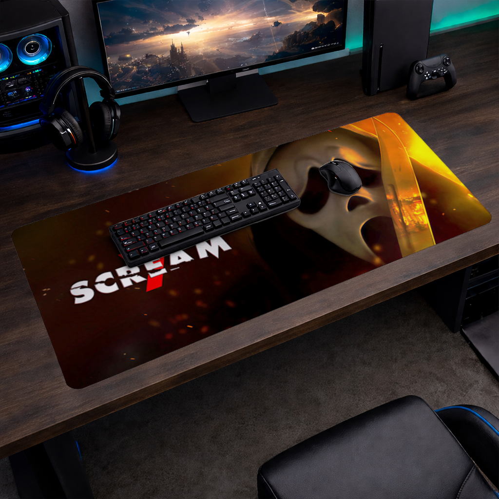 Korku Sineması Hayalet Tasarımı Mouse Pad