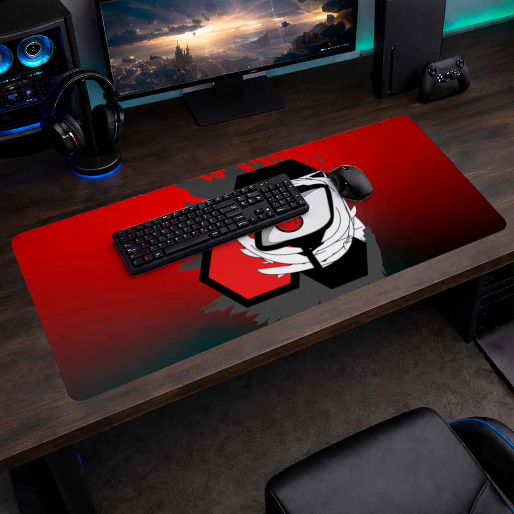 Mistik Kırmızı Göz Hegzagon Mouse Pad