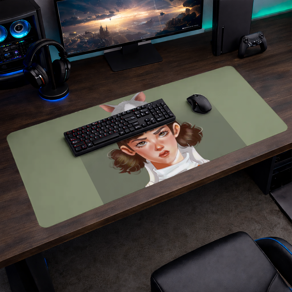 Mood Cat and I Mouse Pad