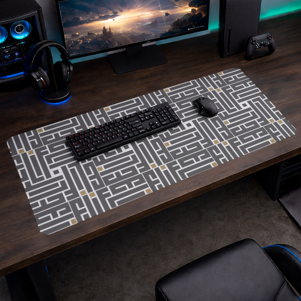 Kufi yazı stlinde Elif Mouse Pad