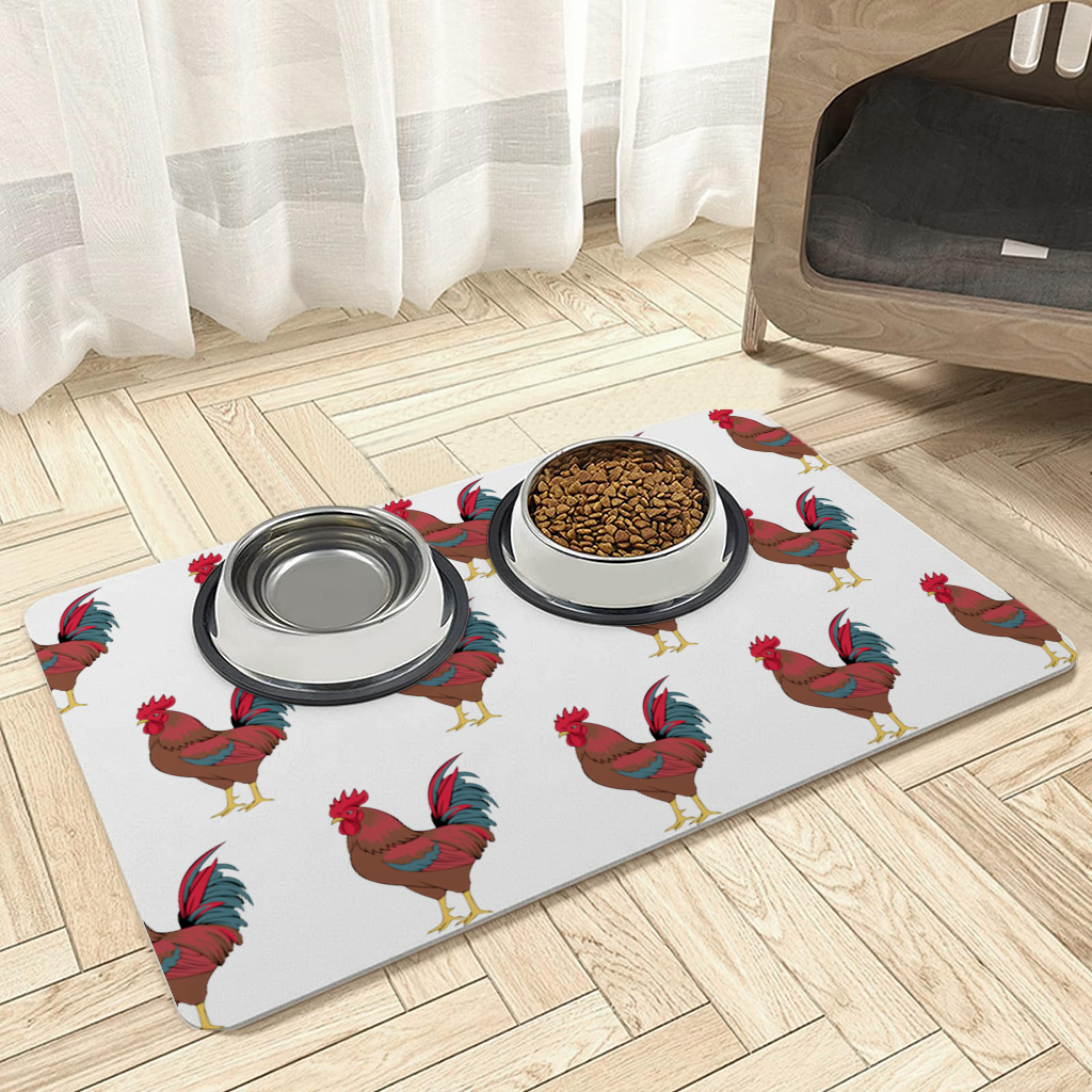 Wilson Lo Siento Retro Graphic Art Pet Feeding Mat
