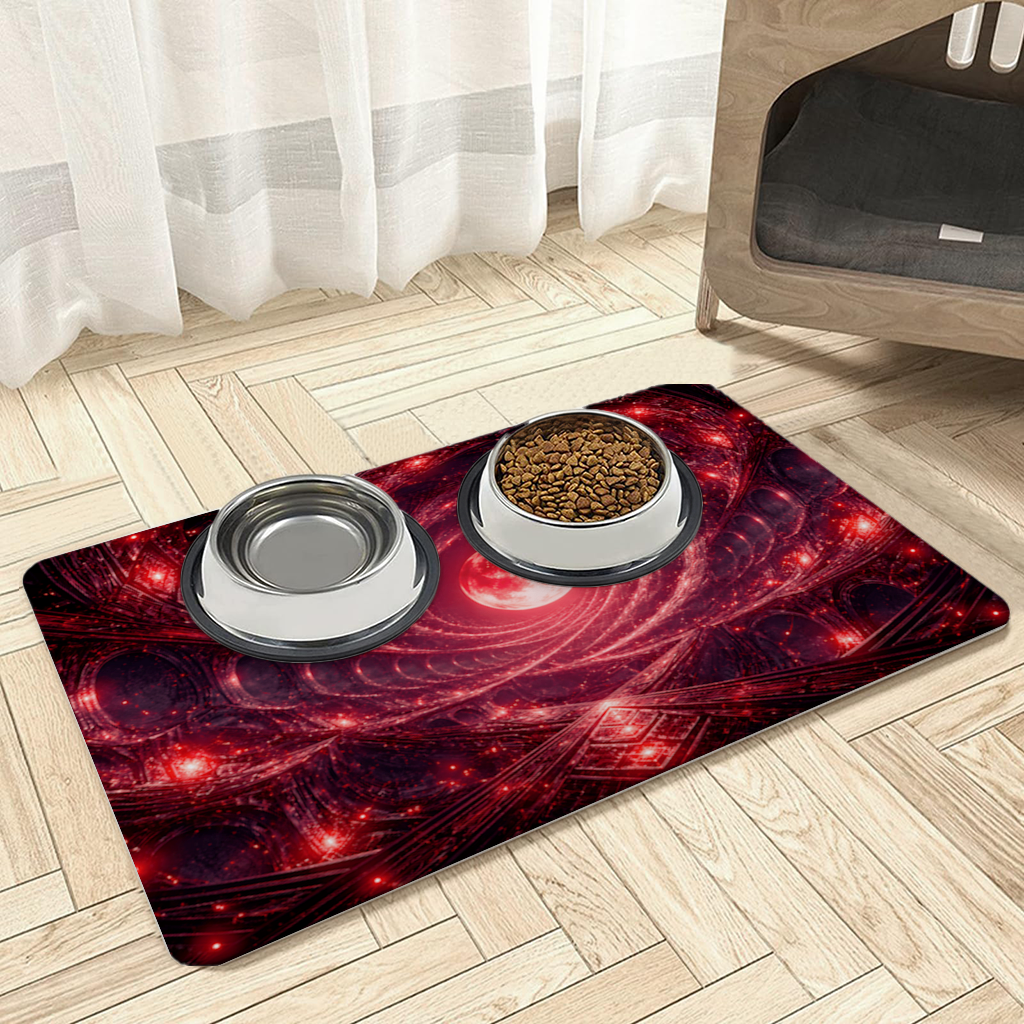 Itachi Uchiha Master of Eternal Tsukuyomi Time Pet Feeding Mat