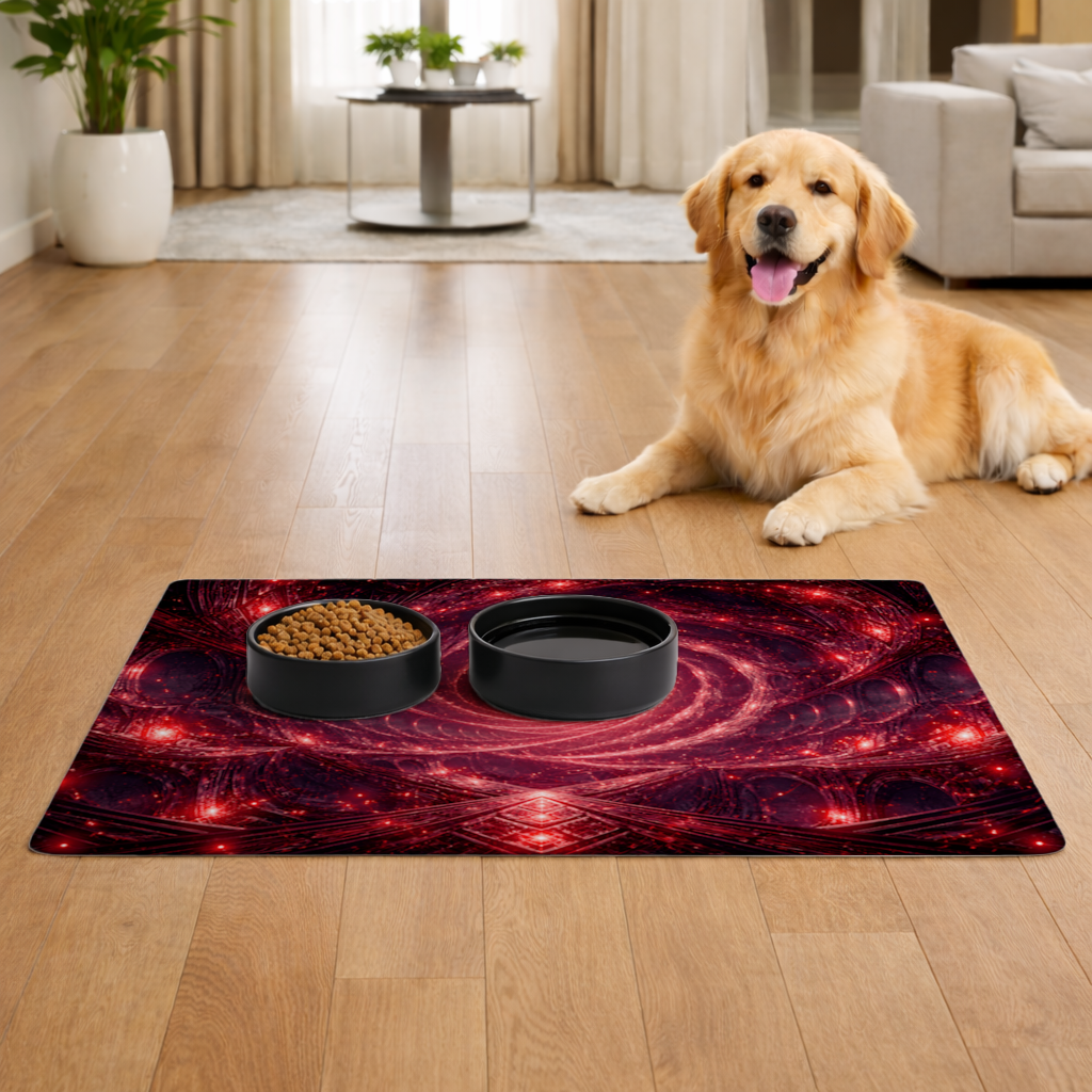Itachi Uchiha Master of Eternal Tsukuyomi Time Pet Feeding Mat