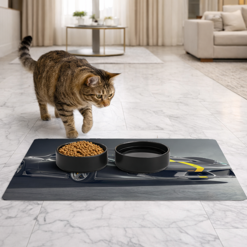 Ferrari 458 Italia Special Carbon Fiber Edition Pet Feeding Mat