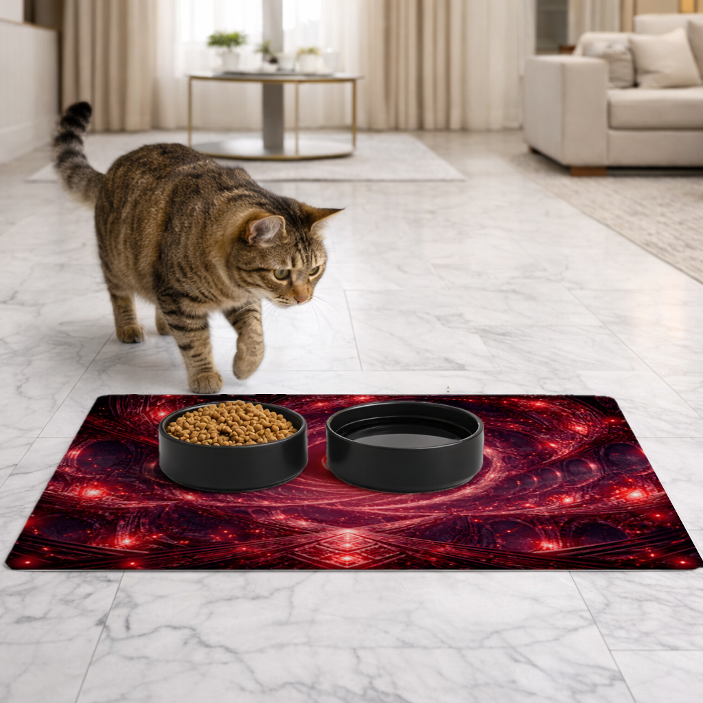 Itachi Uchiha Master of Eternal Tsukuyomi Time Pet Feeding Mat