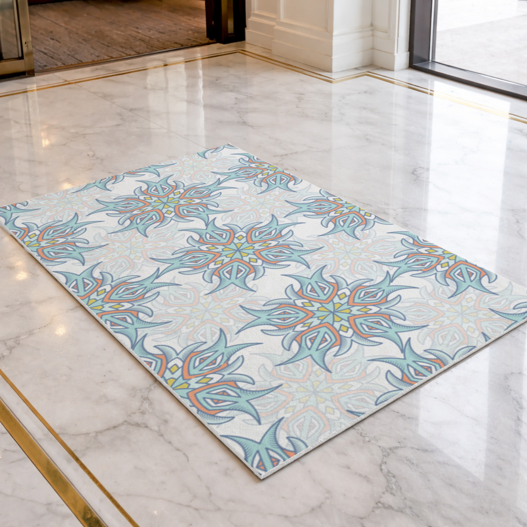 An abstract visual Doormat