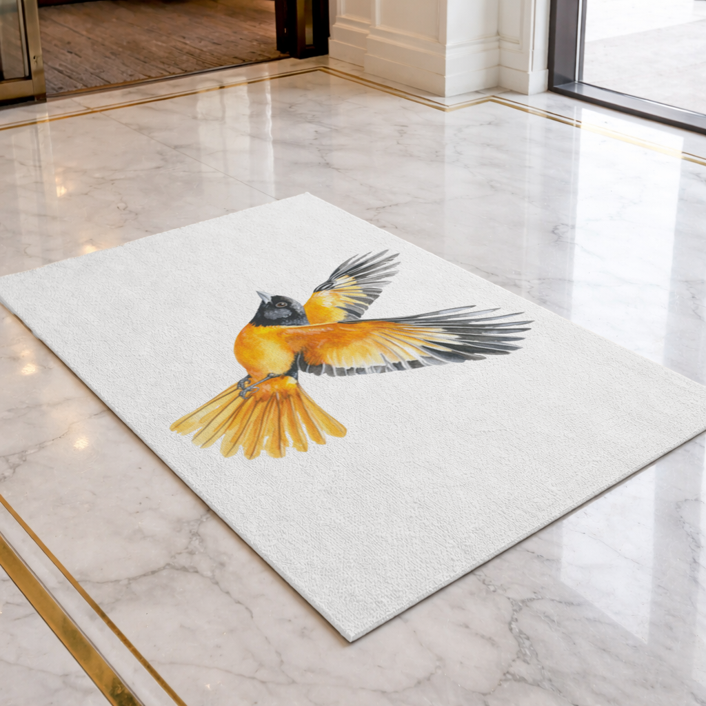 Watercolor Baltimore Oriole Doormat