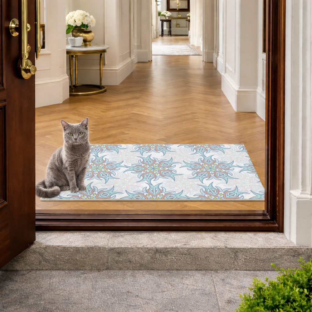 An abstract visual Doormat
