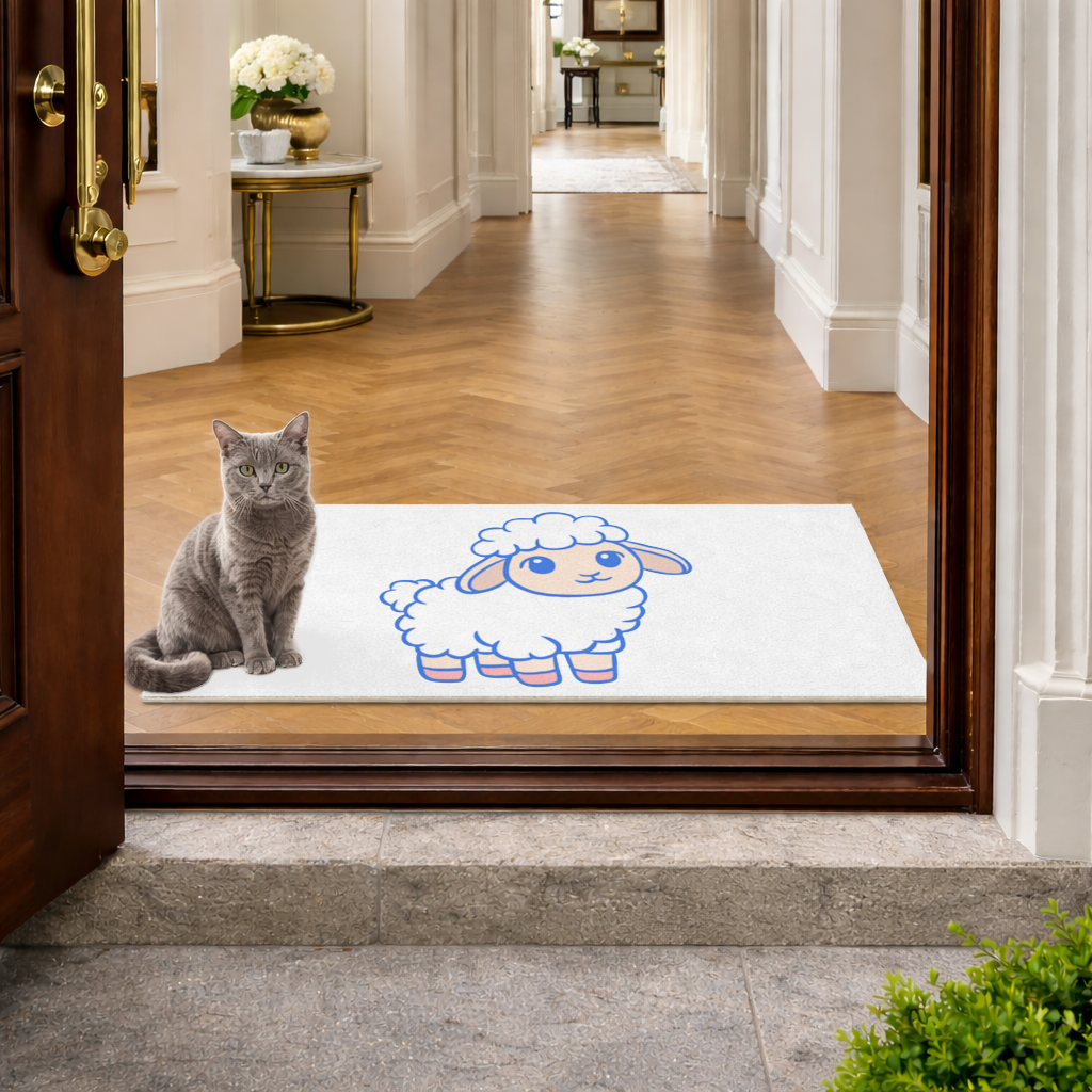 Cute Kawaii Lamb Doormat