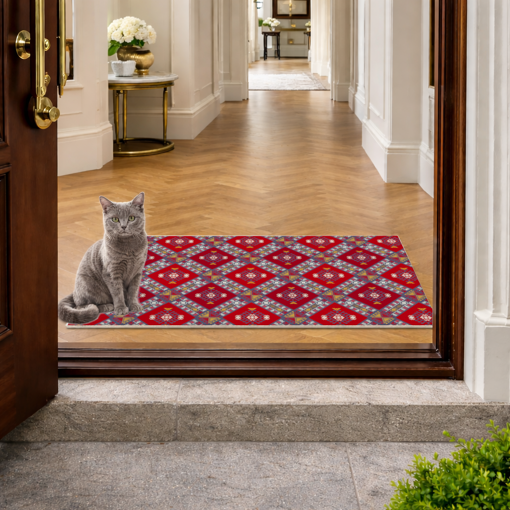 Traditional Kilim Pattern Motif Doormat