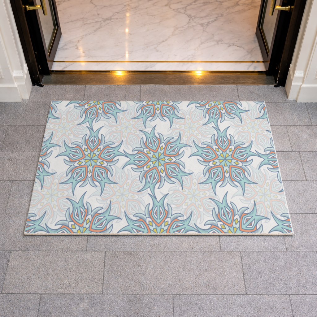 An abstract visual Doormat