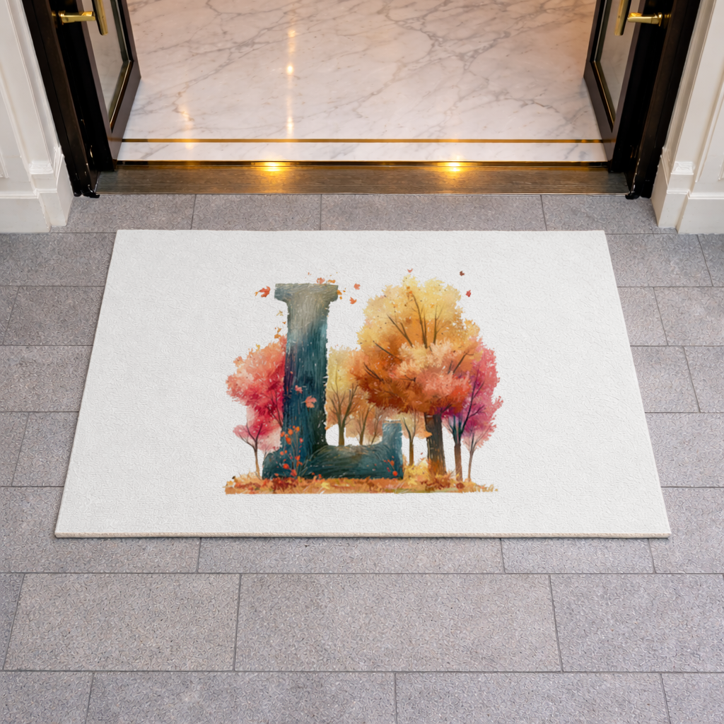 Autumn Forest Letter L Doormat