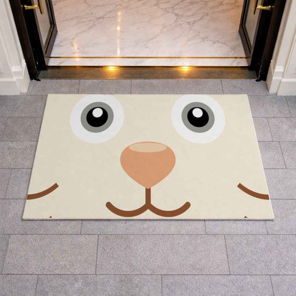 Teddy Bear Pooli-Cute Cat Pedro Face Doormat