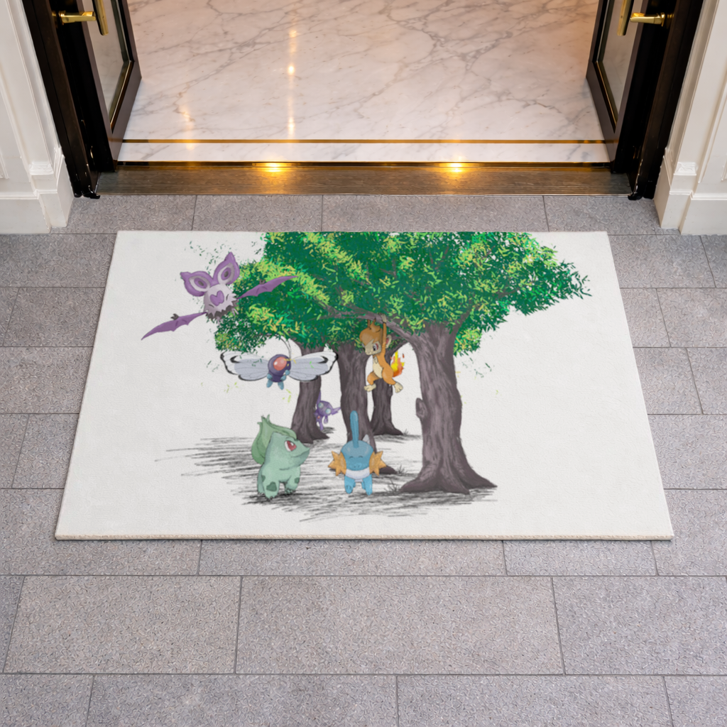 Fanmade FakemonKarakterleri, mutlu pokemonlar, anime karakterler Kapı Önü Paspası