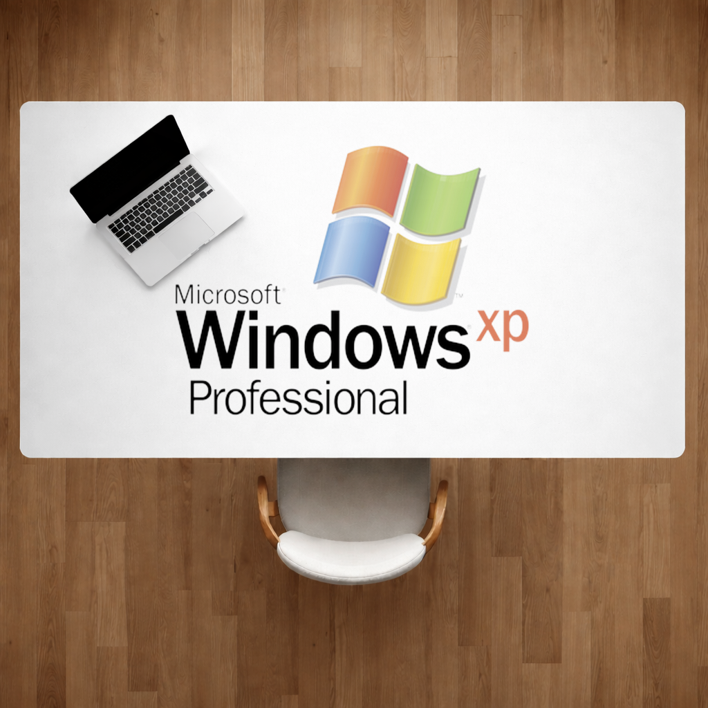 Dijital Nostalji İkonik Windows XP Logosu Masa Matı