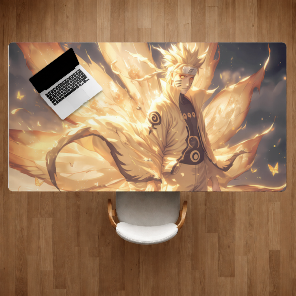 Naruto Uzumaki Kurama Chakra Mode Awakening Desk Pad