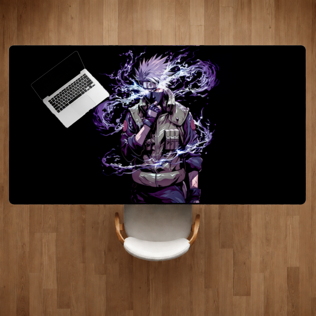 Kakashi Hatake The Surge of Purple Lightning Desk Pad