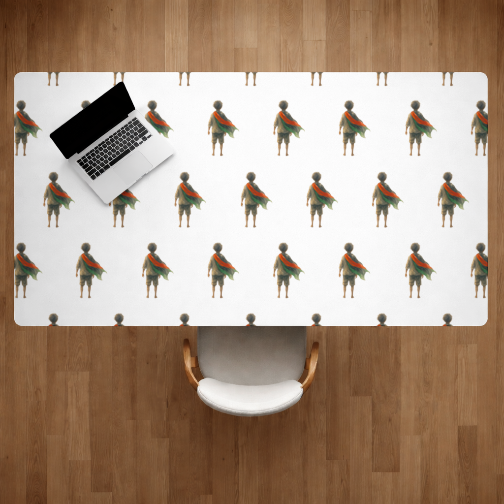 Palestinian Boy Back to the World Desk Pad