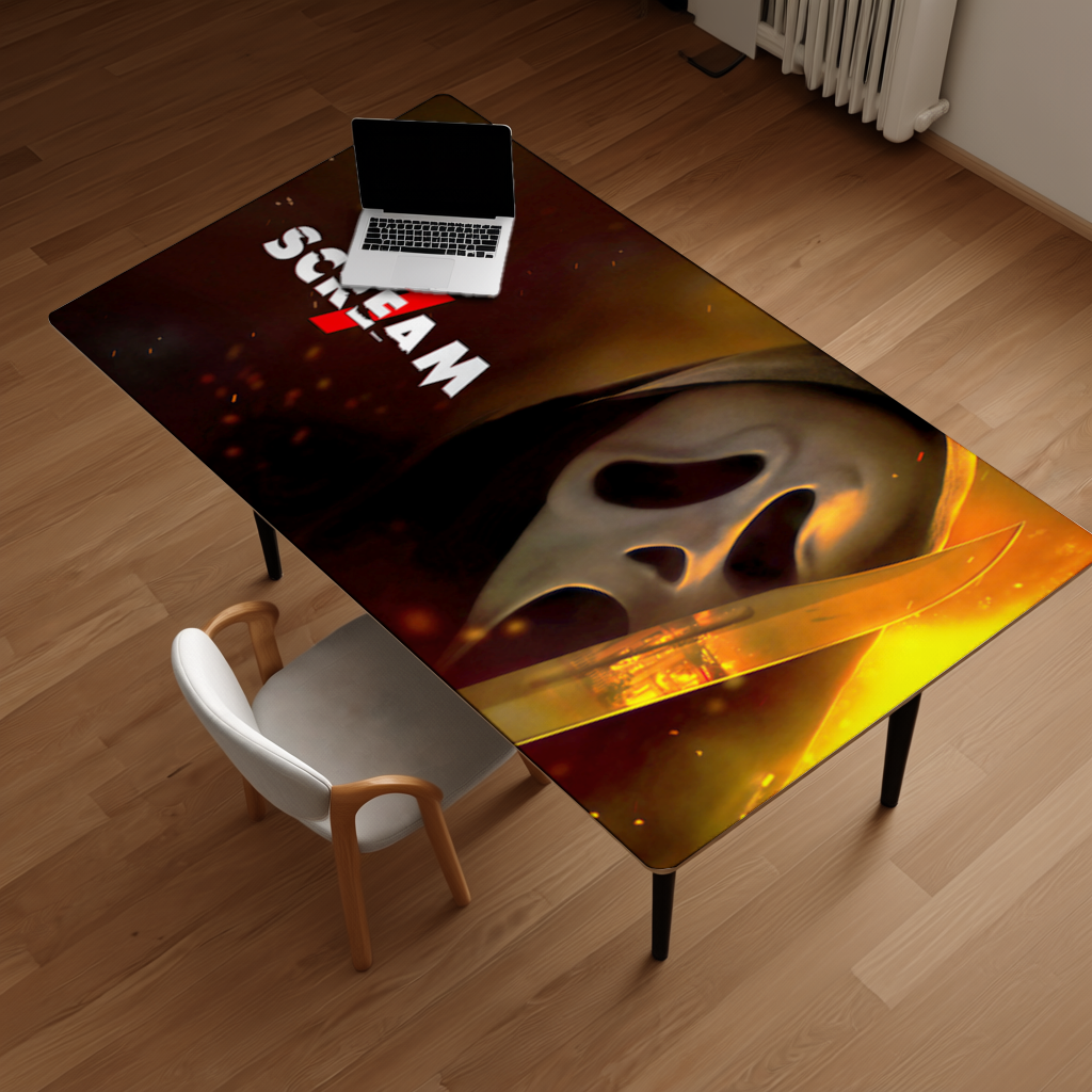 Horror Movie Ghost Fan Art Desk Pad