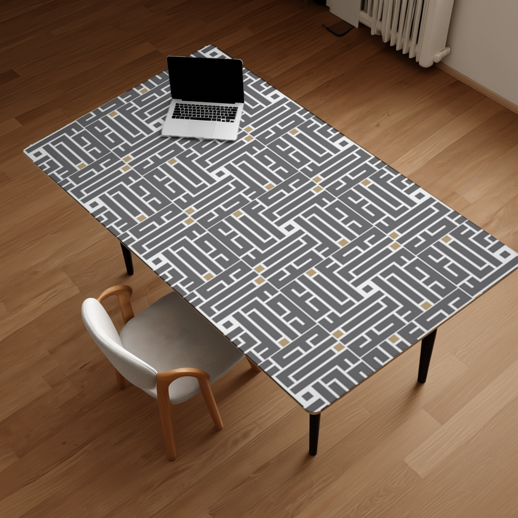 Kufi yazı- Elif Desk Pad
