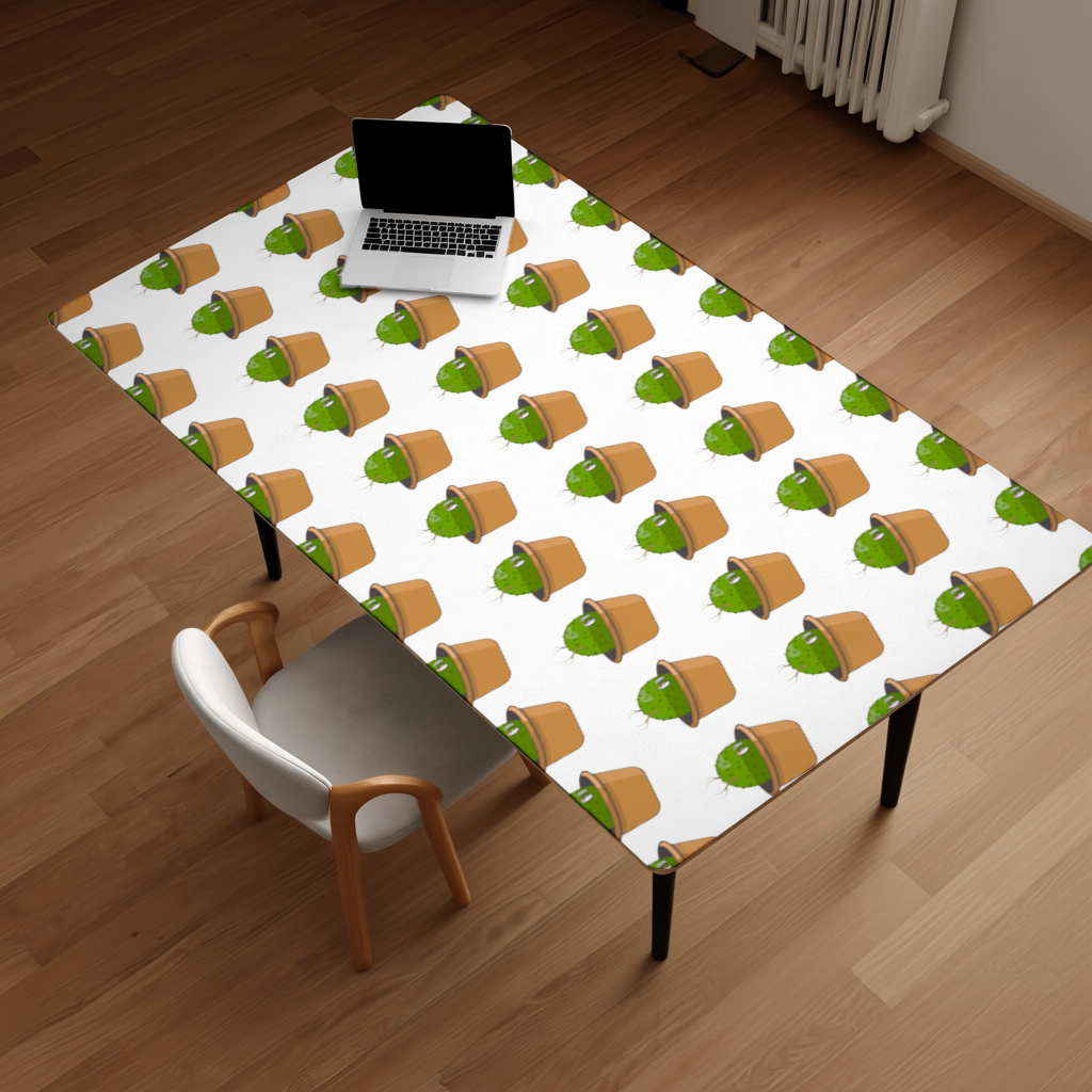 fakemon cactuse character-plant monster cactuse Desk Pad
