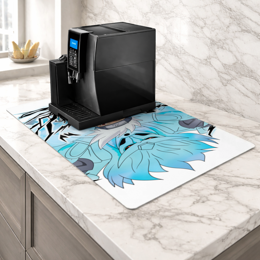 Kakashi Hatake  The Copy Ninja of the Leaf Coffee Machine Base Mat