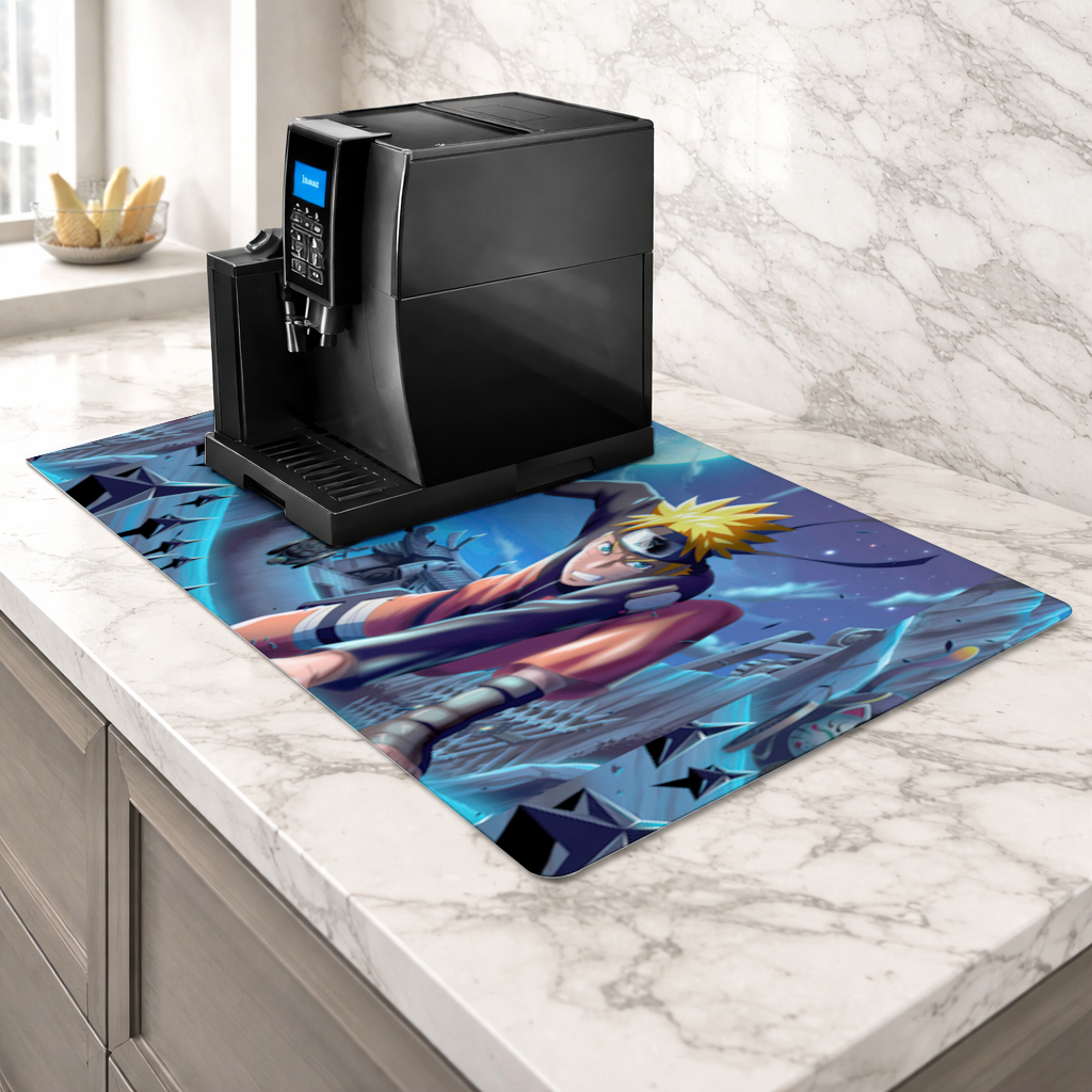 Naruto Uzumaki Shinobi Strike Under the Moonlight Coffee Machine Base Mat