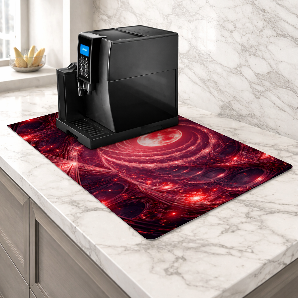 Itachi Uchiha Master of Eternal Tsukuyomi Time Coffee Machine Base Mat