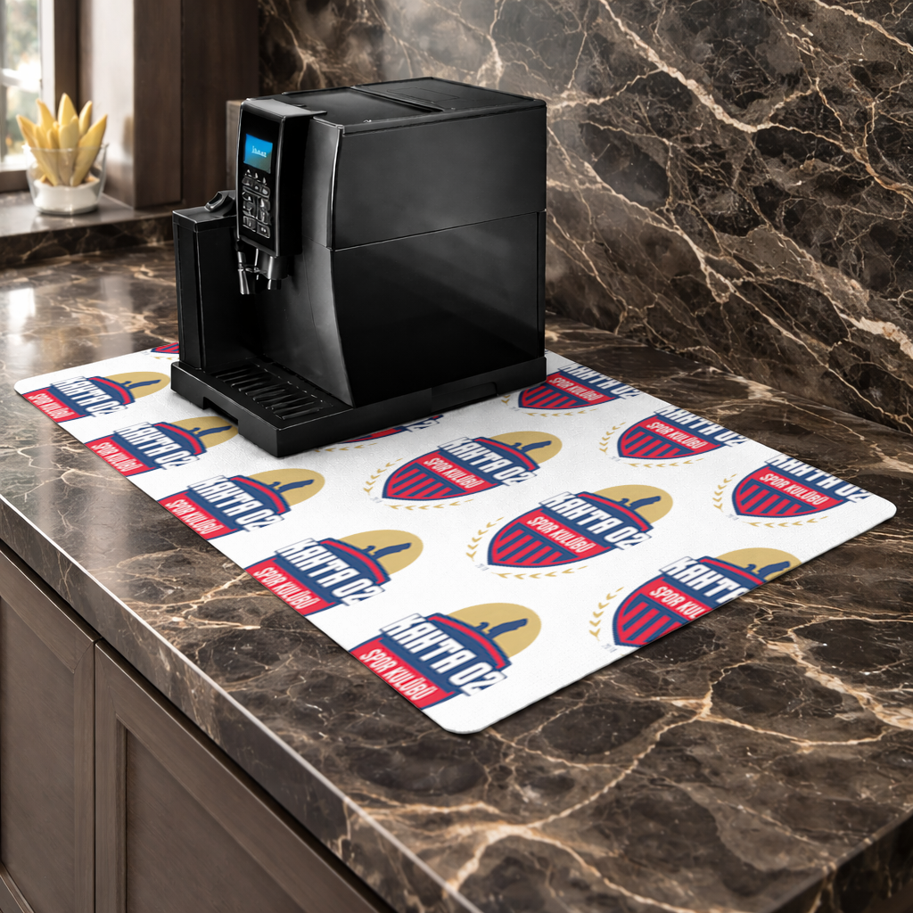 Kahta 02 Spor Kulübü Grid Coffee Machine Base Mat