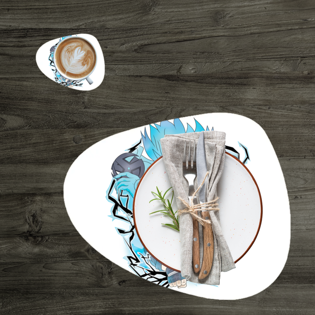 Kakashi Hatake The Copy Ninja of the Leaf Charger Plate Set 12 Pieces