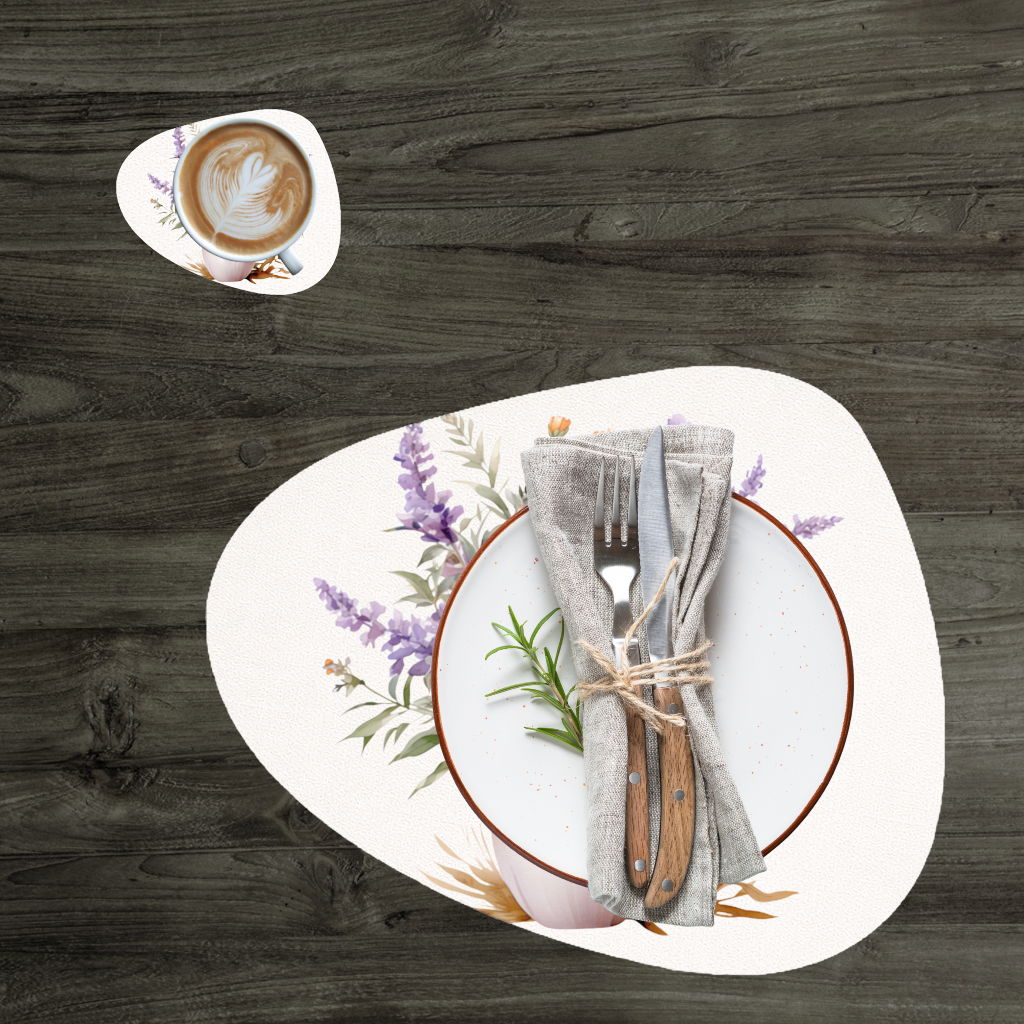 Cottagecore Wildflower Pitcher Charger Plate Set 12 Pieces