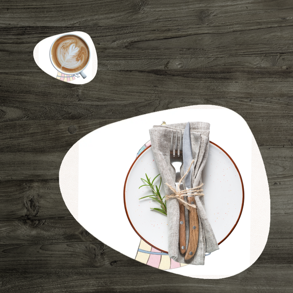 Özgür Zürafa Charger Plate Set 12 Pieces