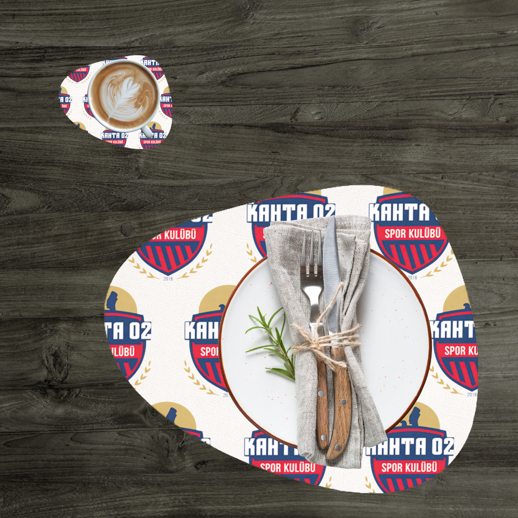 Kahta 02 Spor Kulübü Grid Charger Plate Set 12 Pieces