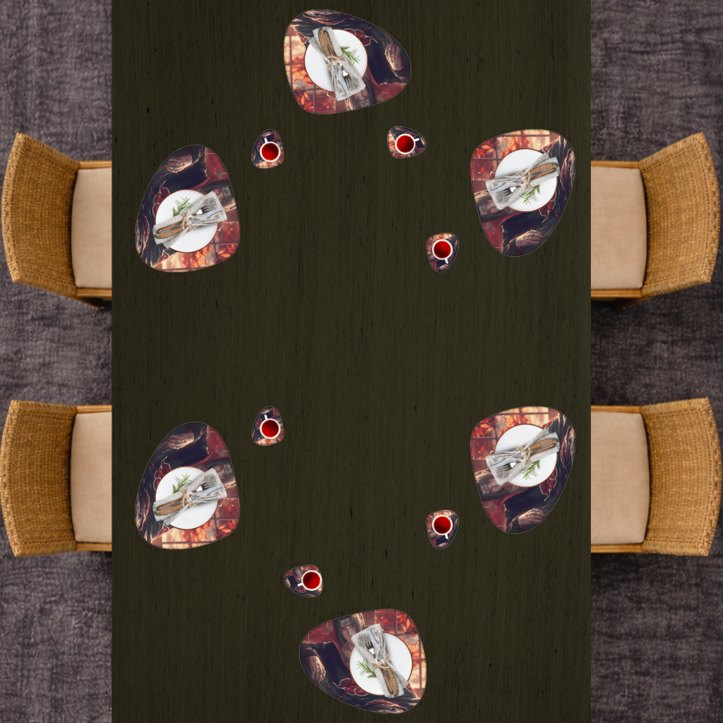 Itachi Uchiha The Crimson Sunset of Sacrifice Charger Plate Set 12 Pieces