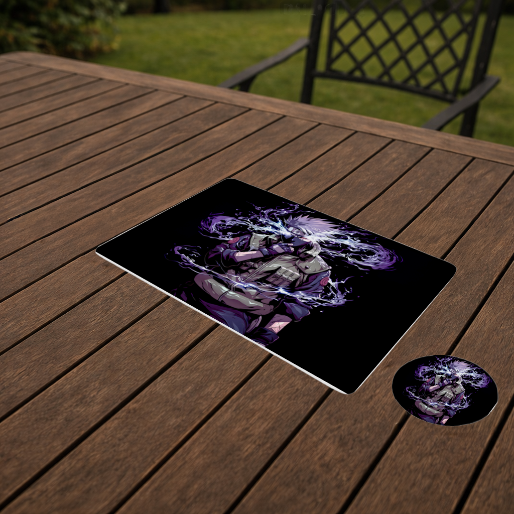 Kakashi Hatake The Surge of Purple Lightning Charger Plate Set 12 Pieces