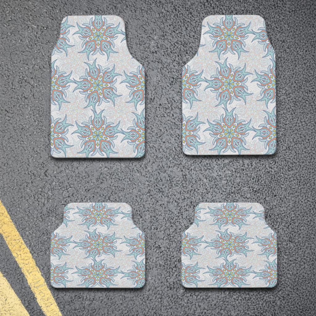 An abstract visual Car Floor Mats