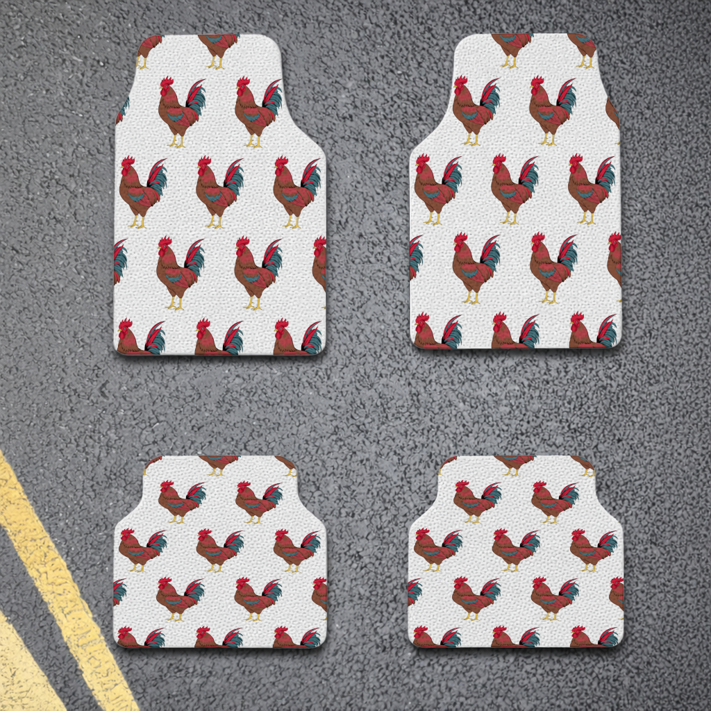 Wilson Lo Siento Retro Graphic Art Car Floor Mats