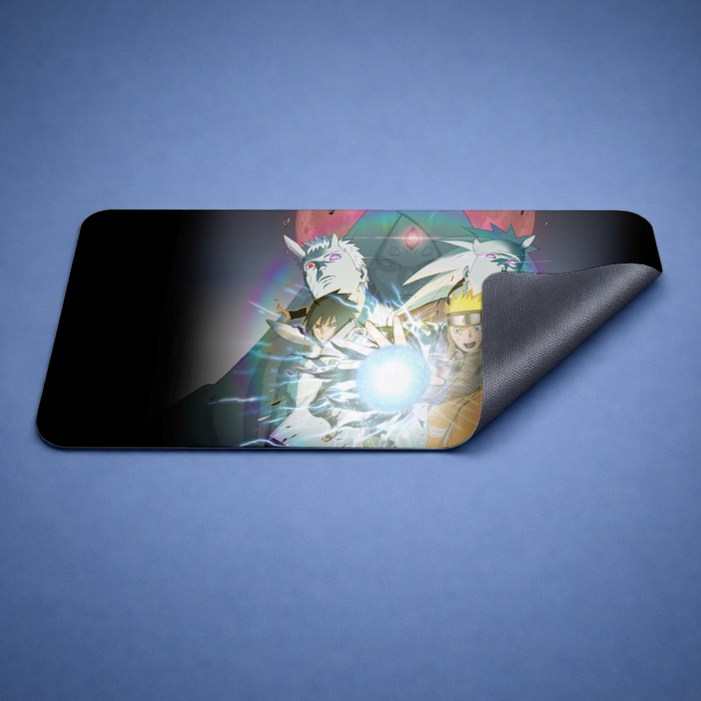 Naruto Sasuke Ultimate Rasengan Chidori Clash Mouse Pad