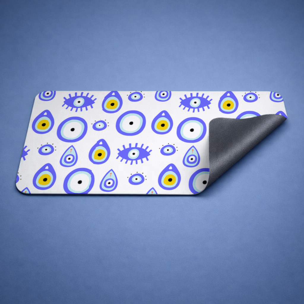 Evil Eye Pattern Mouse Pad