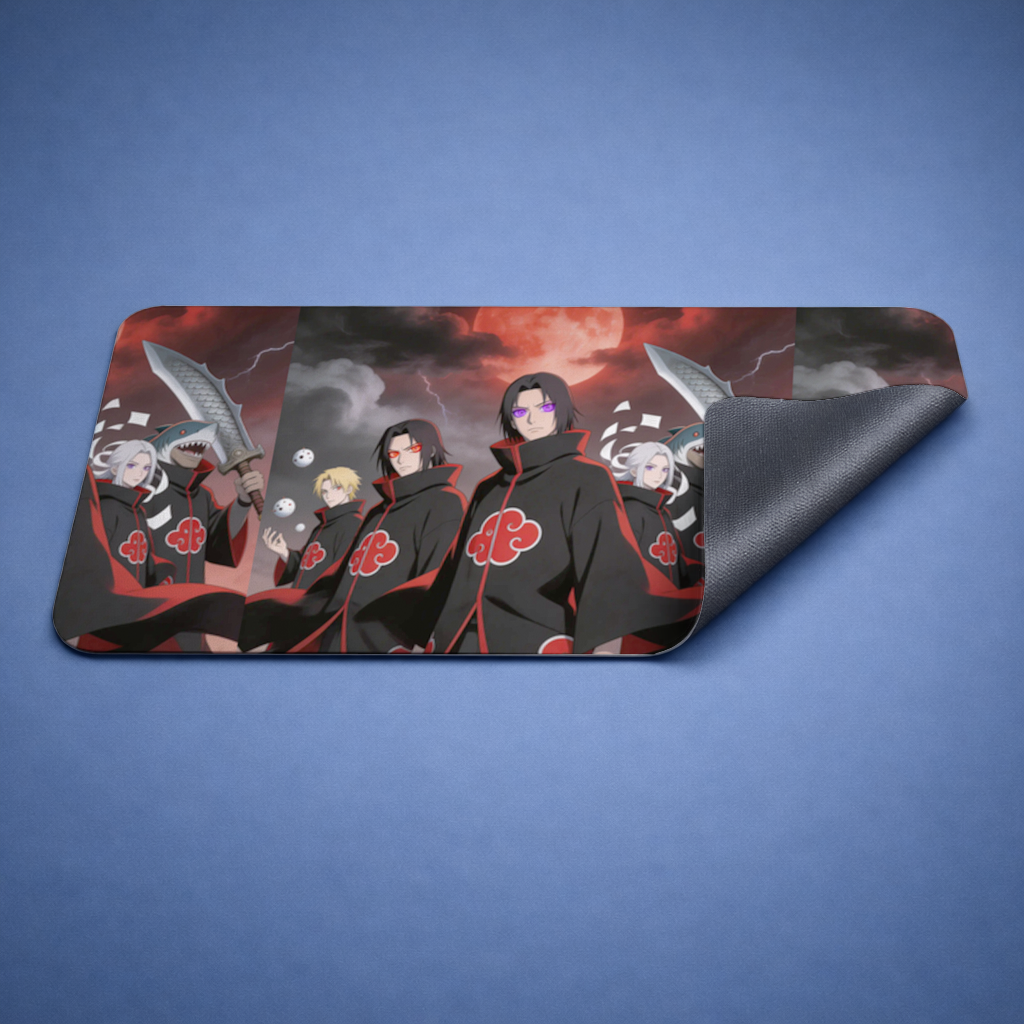 Akatsuki Members Shadows of the Red Cloud Mouse Pad